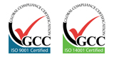ISO9001認証取得、ISO14001認証取得